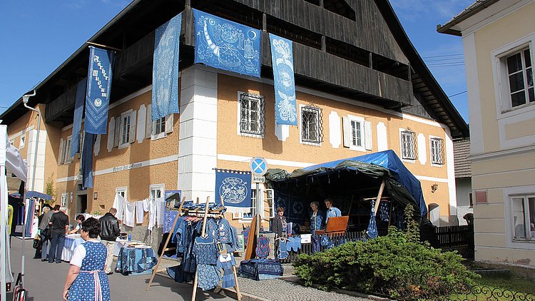 Außenansicht Färbermuseum in Gutau