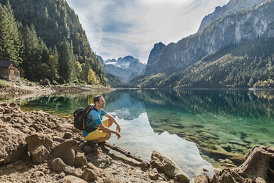 Foto: Salzkammergut/Katrin Kerschbaumer: Ausblick am Gosausee genießen
