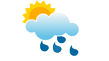 starke Regenschauer