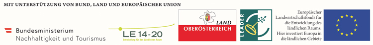 Logoleiste Leaderregionen Oberösterreich